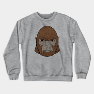 Bigfoot Portrait 1 (Ape-Like) Crewneck Sweatshirt